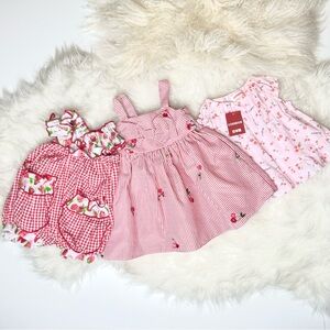 Cherry Outfits Baby Girl Bundle!